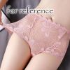 2 Pcs Flower Mesh Women Lace Sexy Bikini Panties Plus Size Boyshorts Panties Underwear,Green Blue