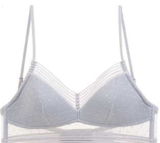 Backless Bra Invisible Bralette Thin Lace Wedding Bras Low Back Underwear Push Up Brassiere Women Seamless Lingerie Sexy BH Top (Color: Grey, size: XL)