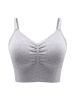 Plus Size Lace Wireless Bras For Women; Low-Impact Activity Sleep Bralette; Comfort Workout Sports Bra; Comfortable Full Coverage; Soft And Breathable