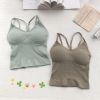 Women Cotton Underwear Push Up Bra Sexy Top Women Suspender Tank Up Fashion Solid Color Lingerie Female Soft Top Brassreie